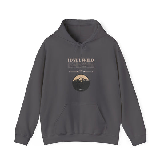 Unisex Heavy Blend™ Hooded Sweatshirt Badge Music fade