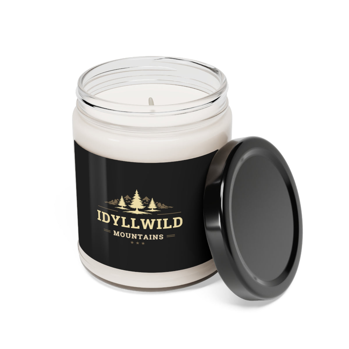 Scented Soy Candle, 9oz Idyllwild Earth Black Label