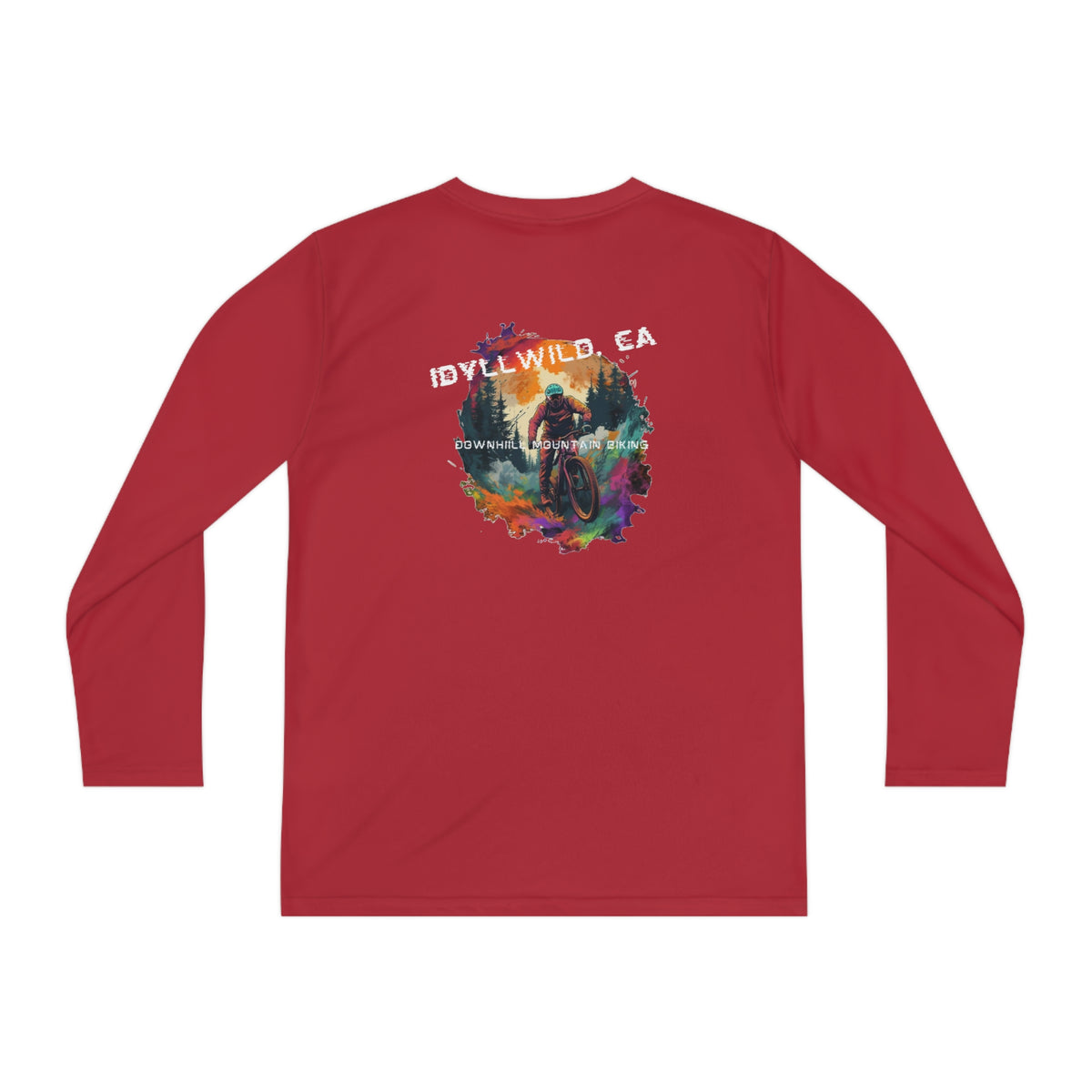 Idyllwild Mountain Biking Youth Long Sleeve Competitor Tee