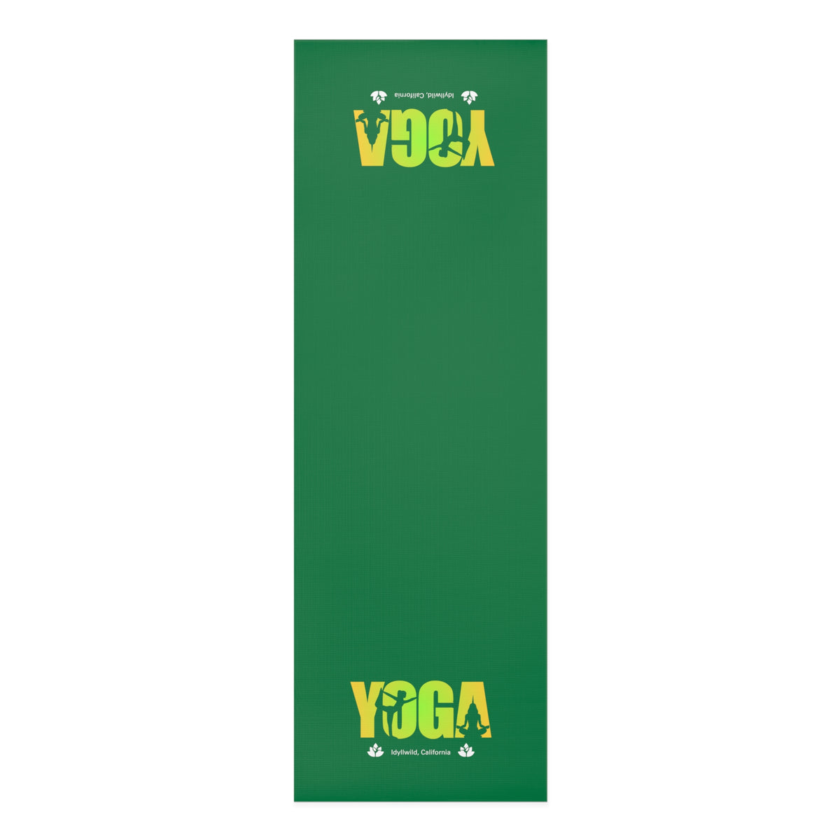 Foam Yoga Mat Green Poses