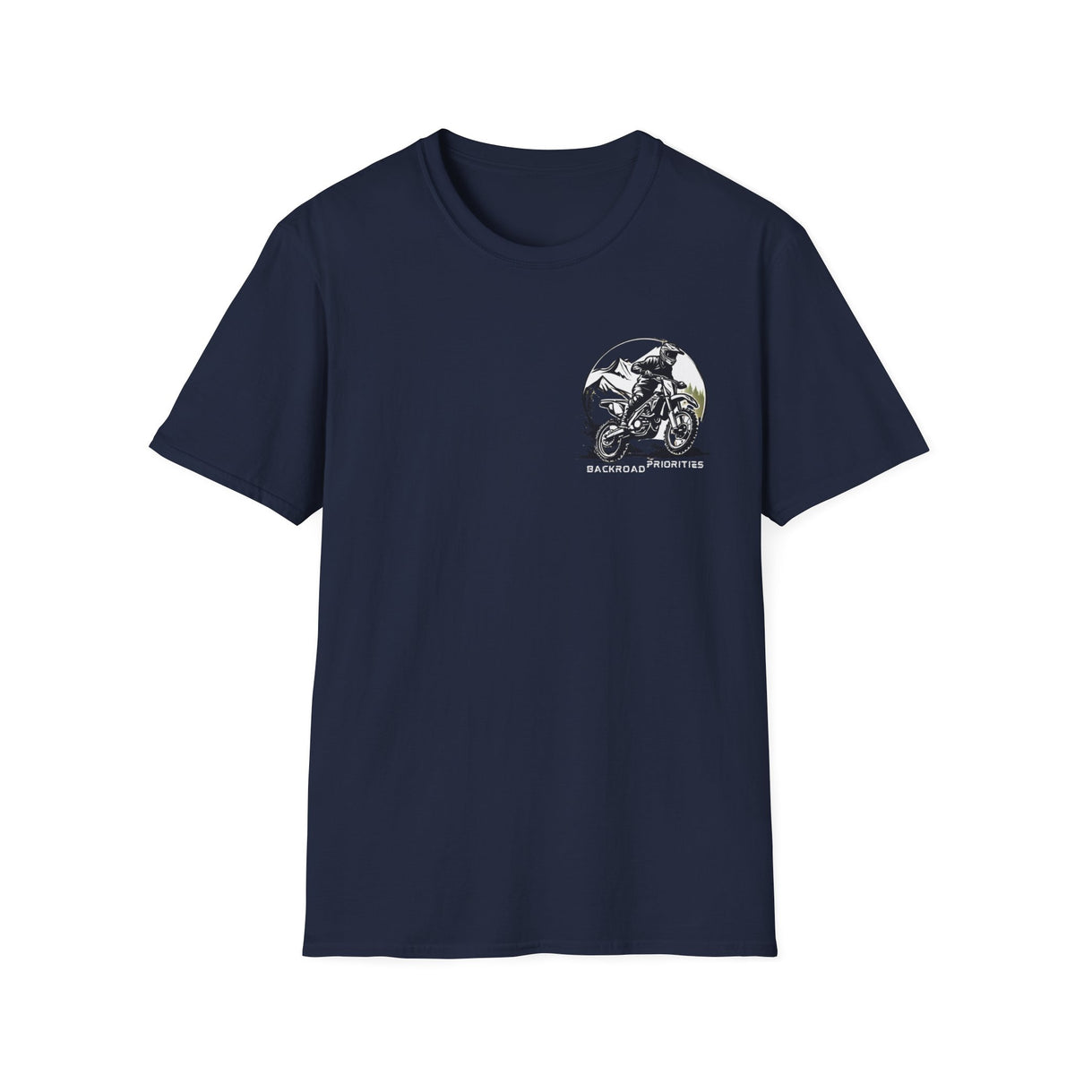 Dirtbike "Backroad Priorities" Softstyle T-Shirt