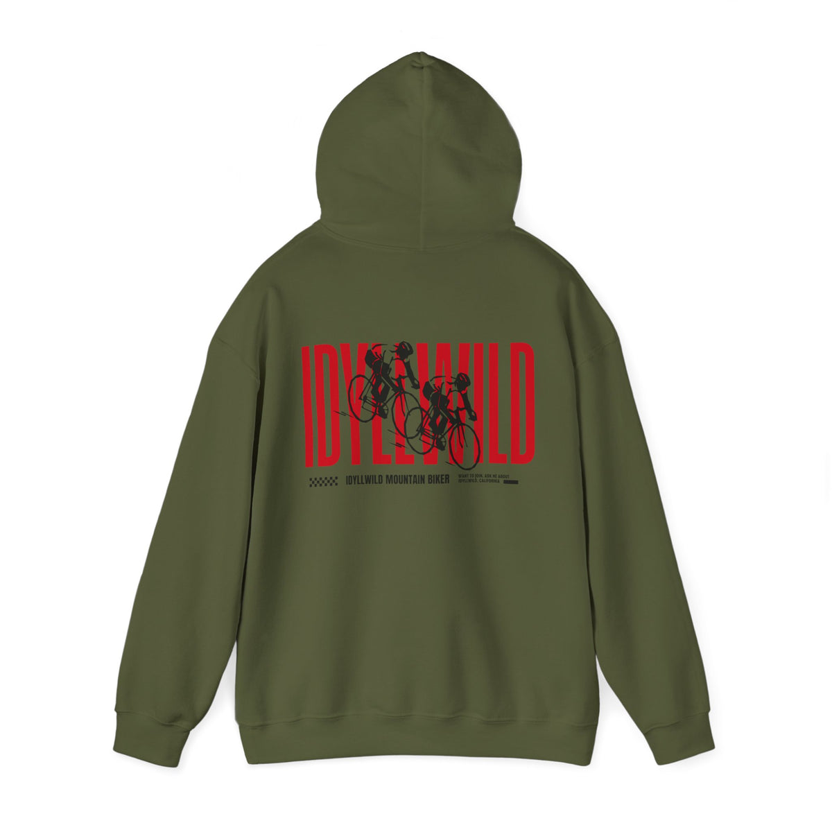 Unisex Heavy Blend™ Hooded Sweatshirt About Mountain Bike