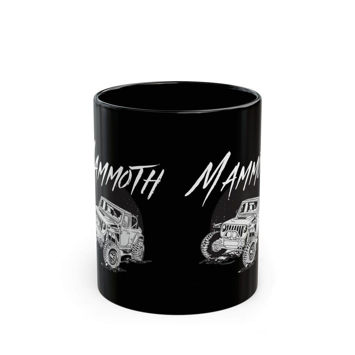 Mammoth Jeep Black Coffee Tea Mug