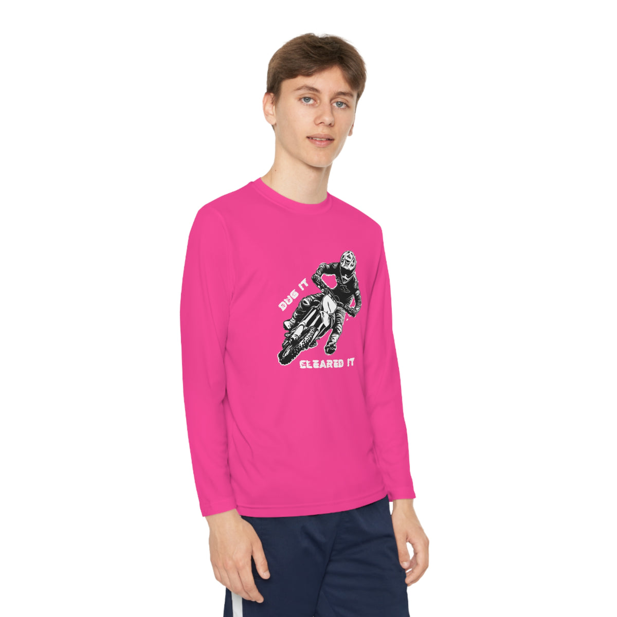 Dirt Bike Youth Long Sleeve Competitor Tee