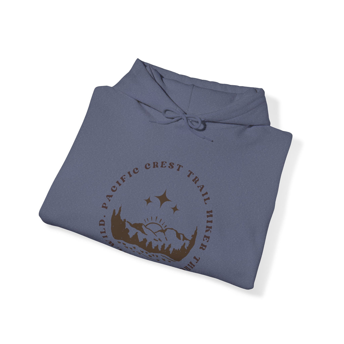 Pacific Trail Hiker through Idyllwild BrownText Hoodie