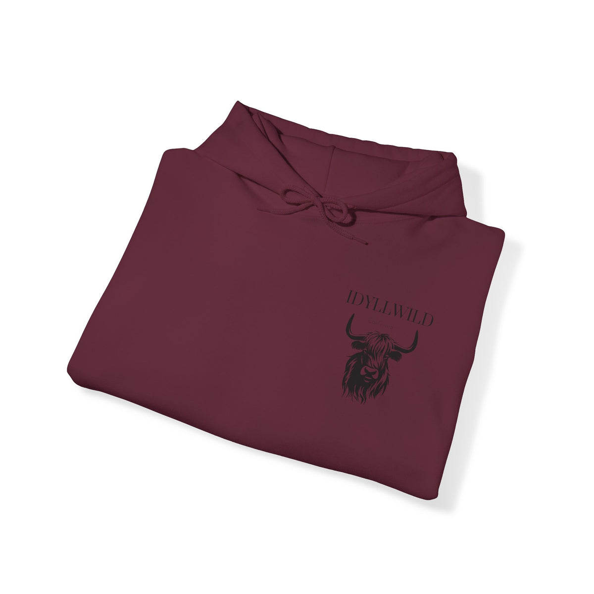 Unisex Heavy Blend™ Hooded Sweatshirt Idyllwild Cow 2