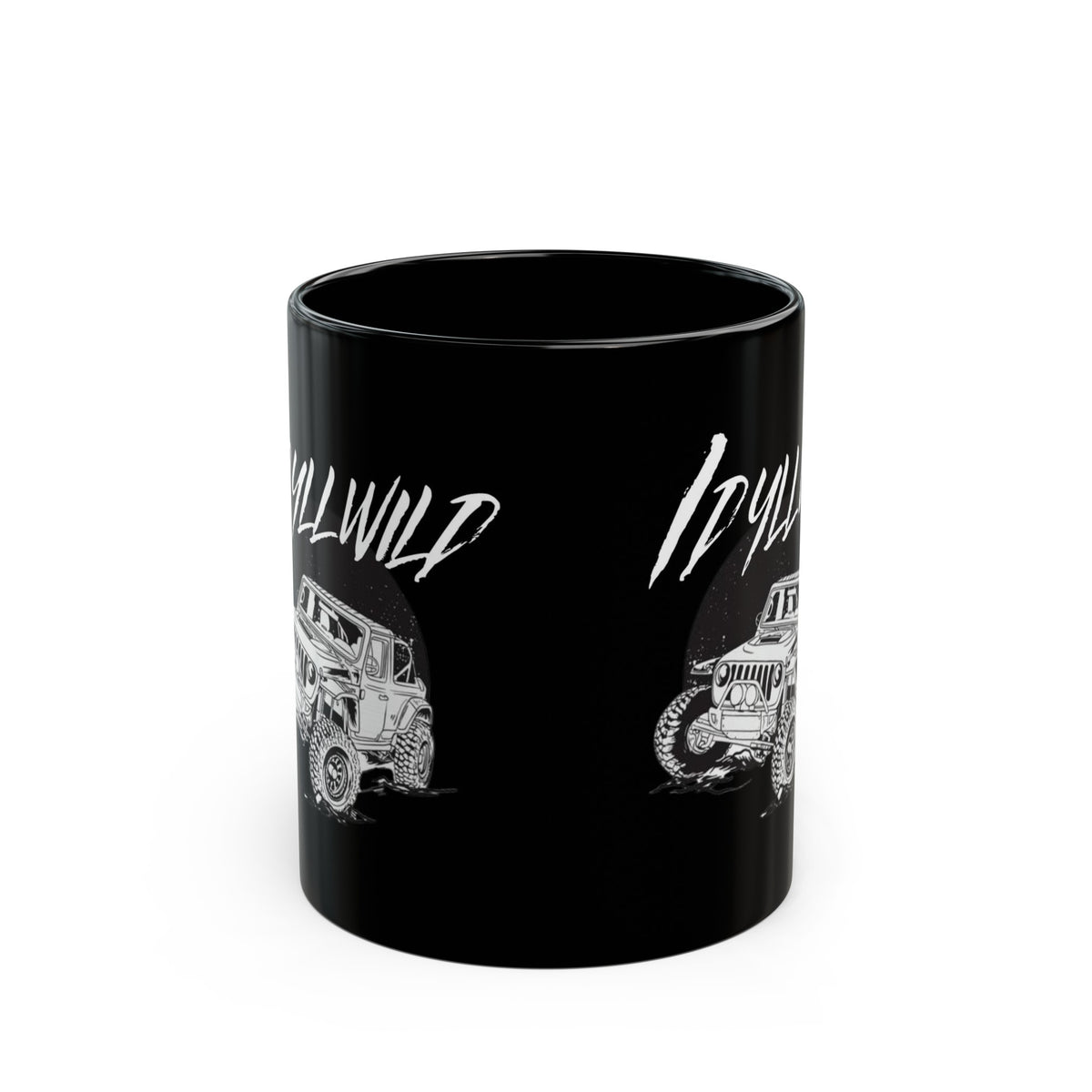 Idyllwild Jeep Black Coffee Tea Mug