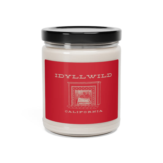 Scented Soy Candle, 9oz Idyllwild Fireplace Red Label