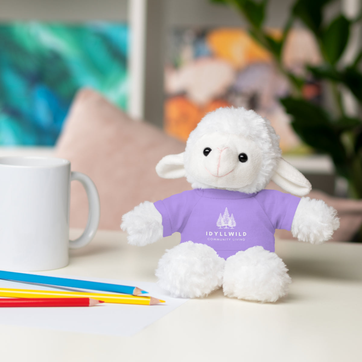 Stuffed Animals with Tee Idyllwild Community