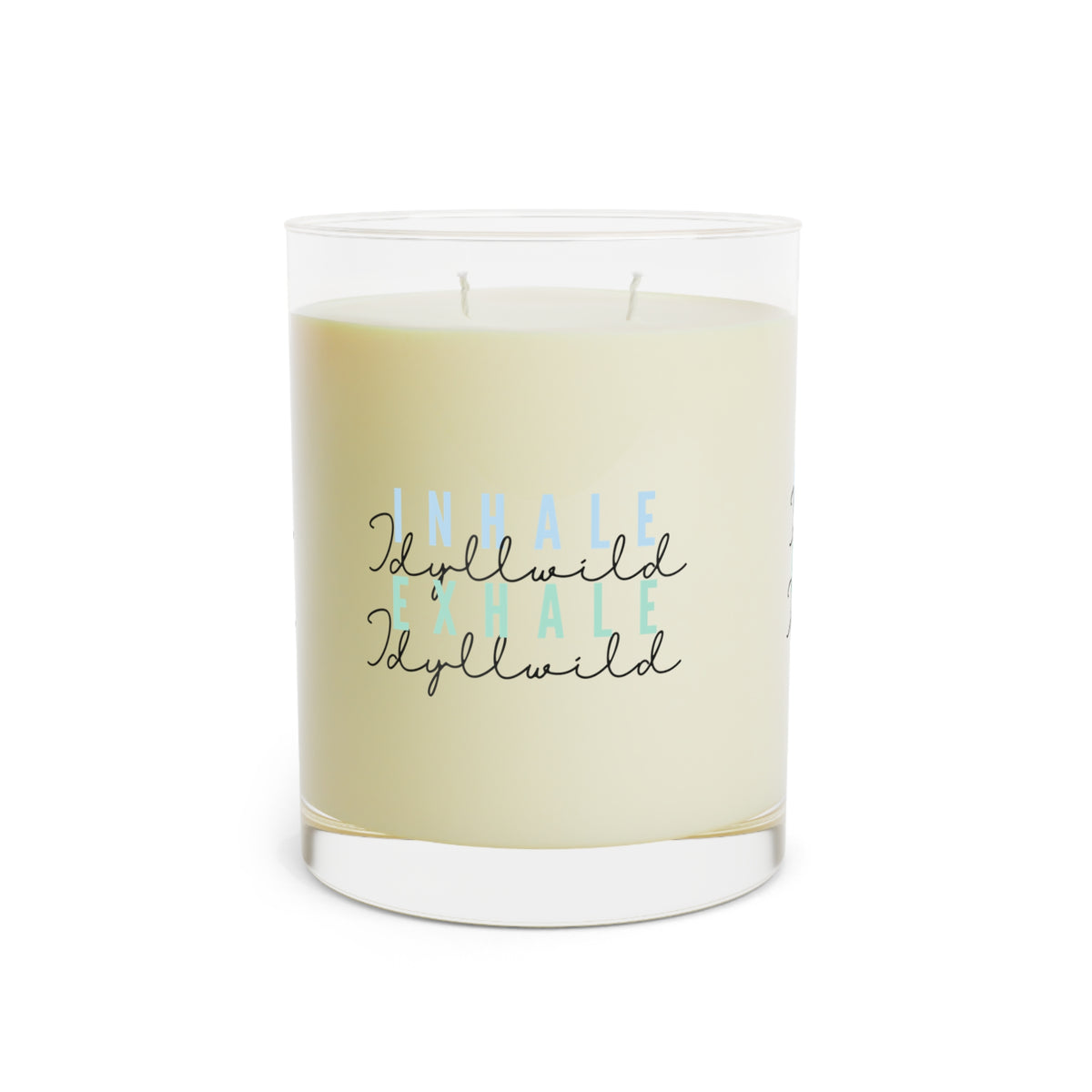 Scented Candle - Full Glass, 11oz inhale and exhale Idyllwild
