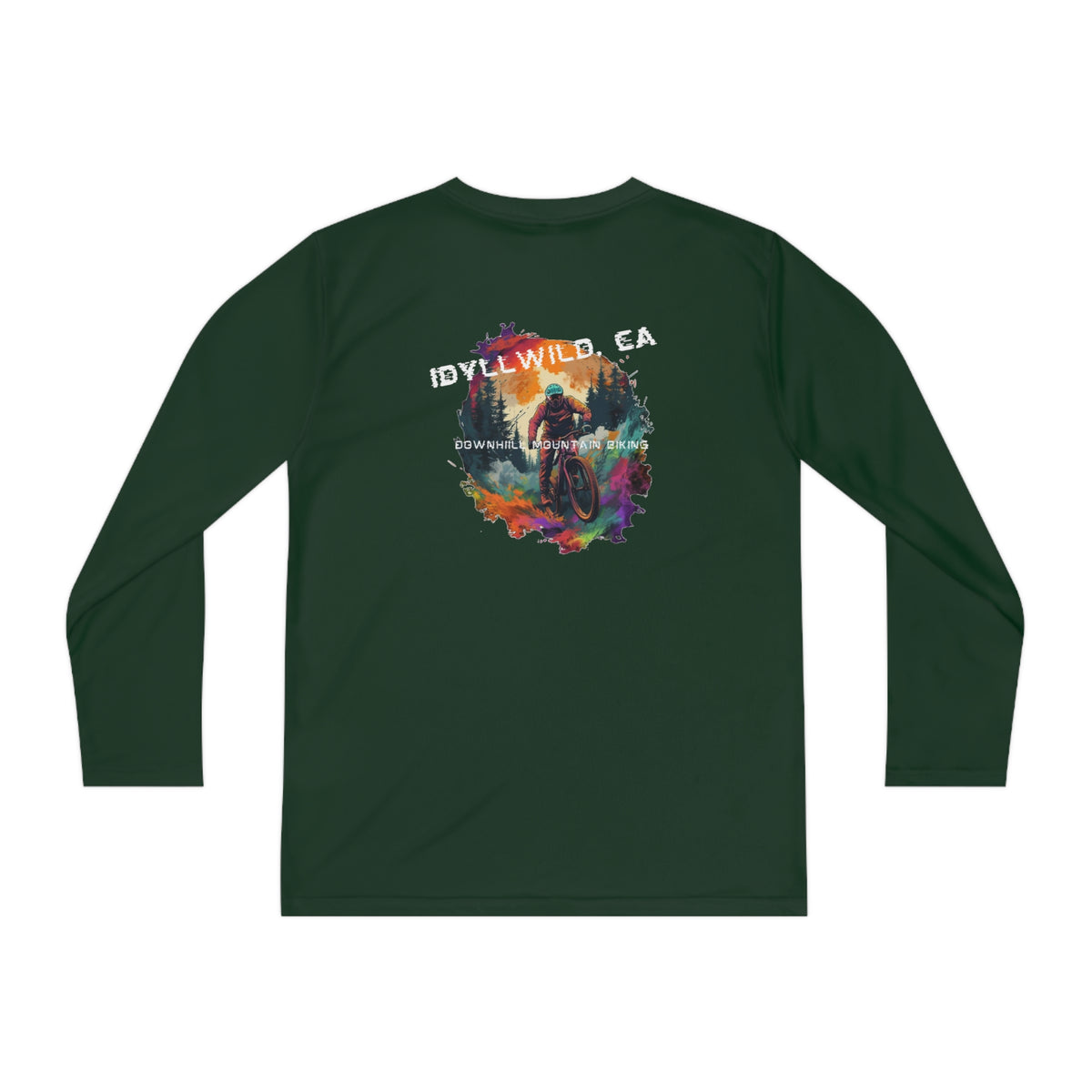 Idyllwild Mountain Biking Youth Long Sleeve Competitor Tee