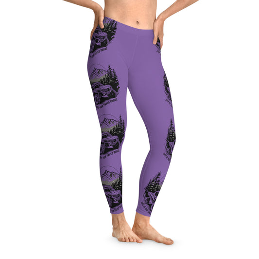 Can Am Offroad Purple Stretchy Leggings