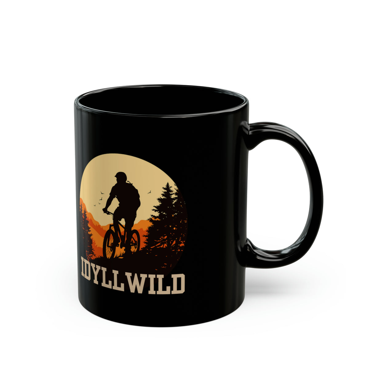 Black Mug Idyllwild Mountian Bike Sunset