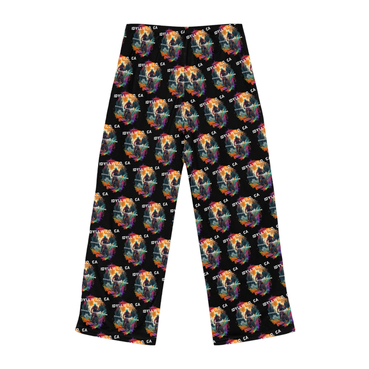 Idyllwild Mountain Biking Women's Pajama Pants (AOP)