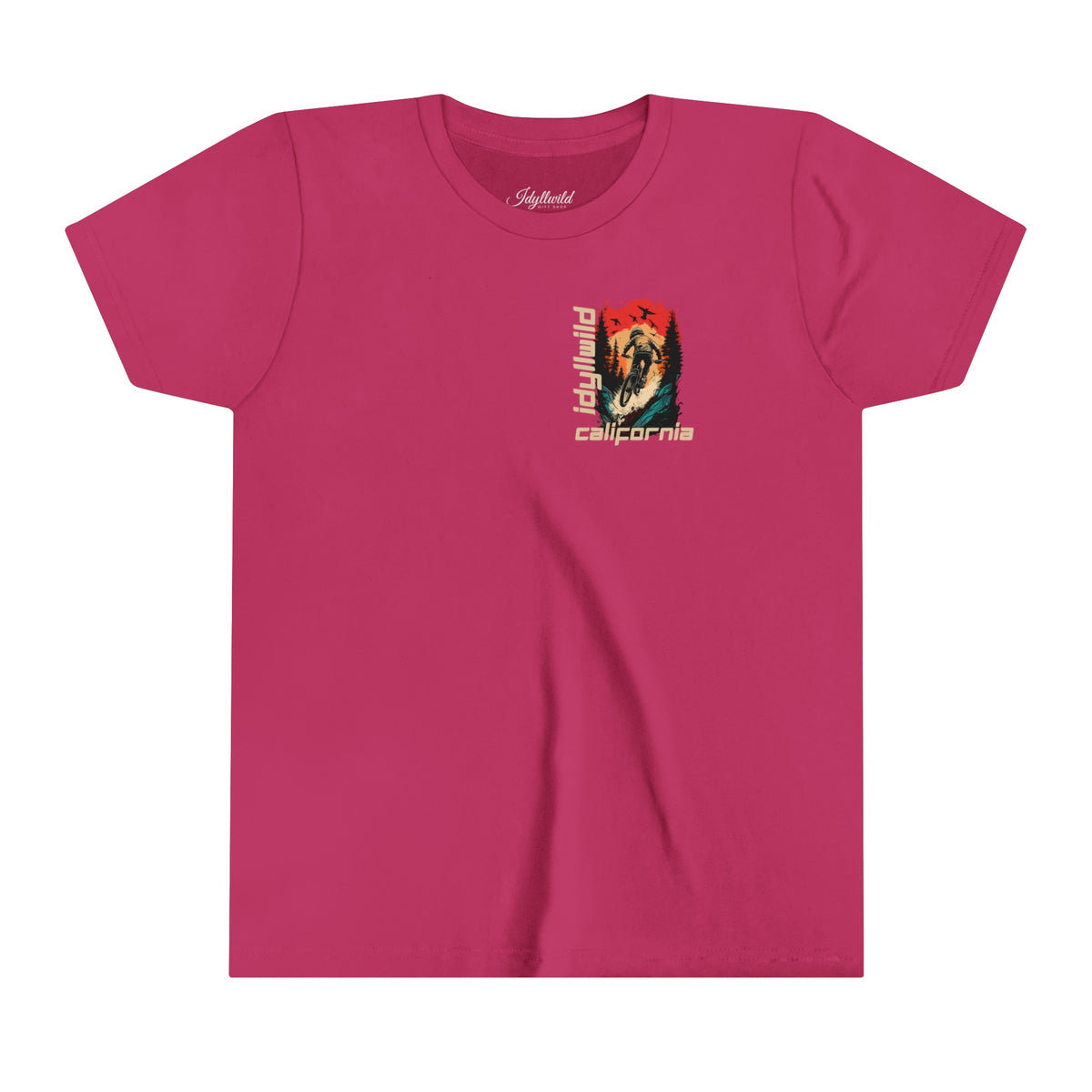 Idyllwild Mountain Biking Youth Short Sleeve Tee