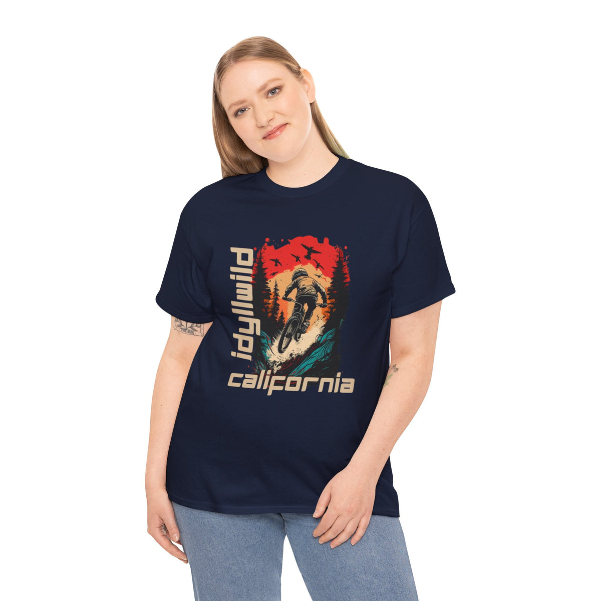 Idyllwild Downhill Mountain Biking Stylish T-Shirt