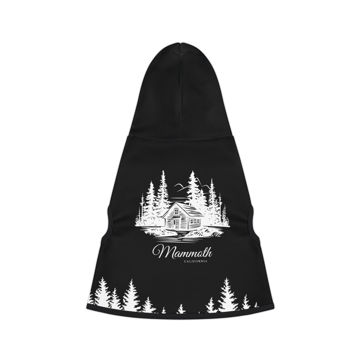 Pet Hoodie Mammoth California Cabin