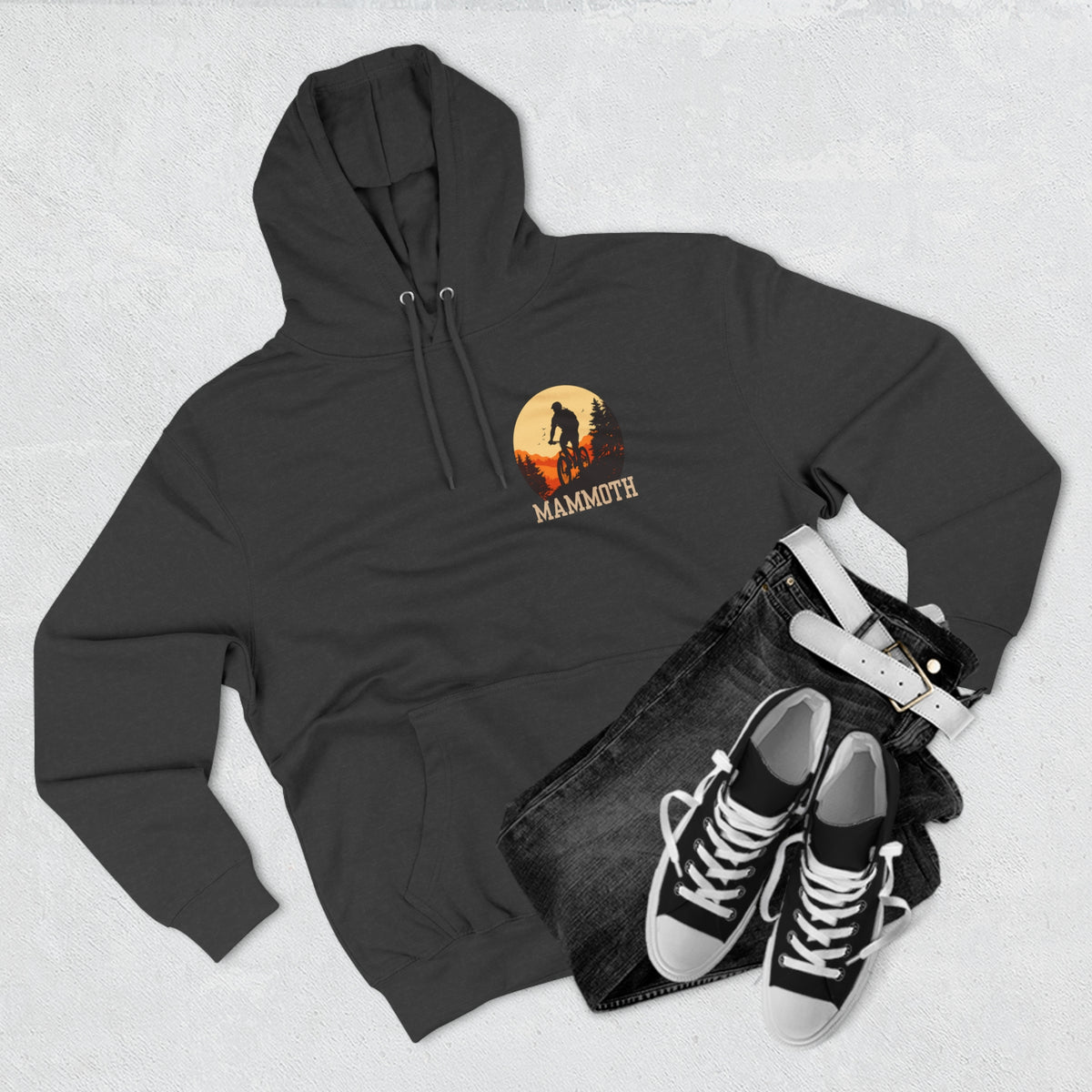 Mammoth Mountain Bike Sunset Hoodie