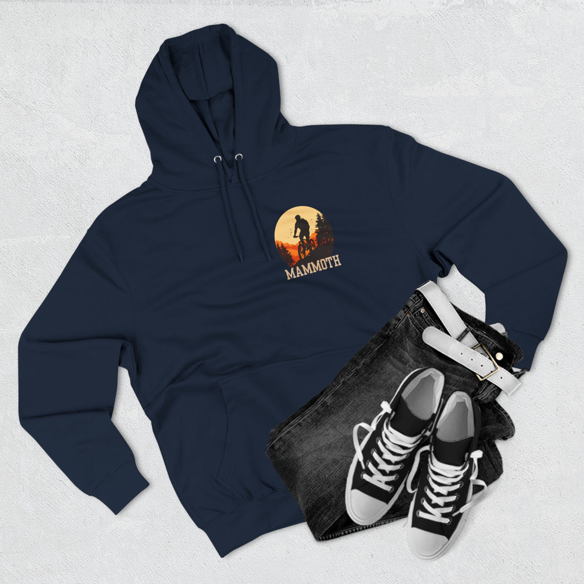 Mammoth Mountain Bike Sunset Hoodie