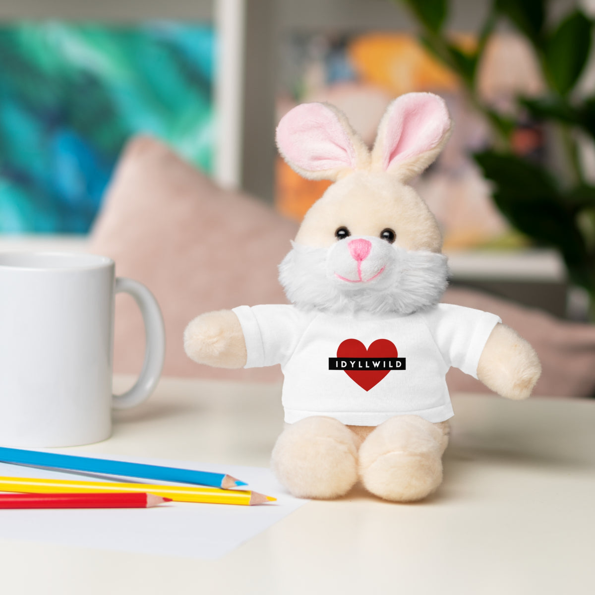 Stuffed Animals with Tee Idyllwild Heart