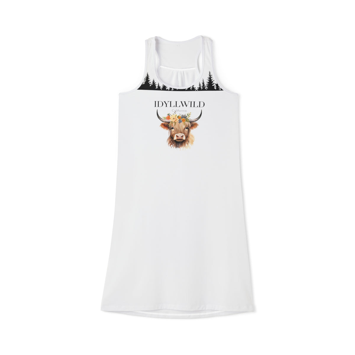 Women's Idyllwild Highlander Cow Racerback Dress