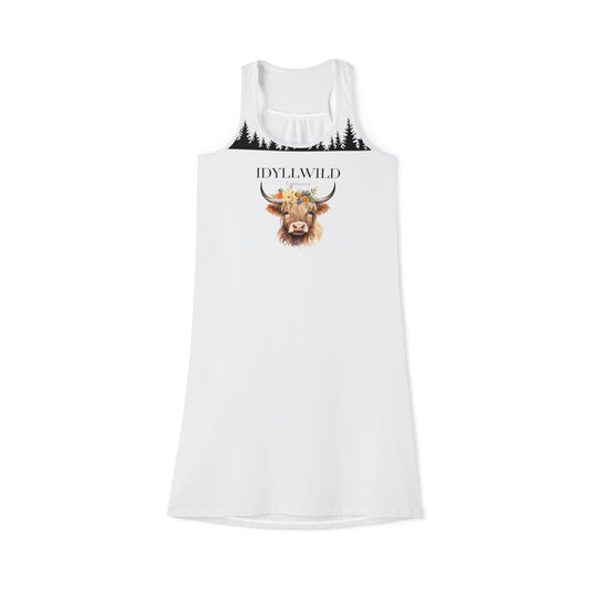 Women's Idyllwild Highlander Cow Racerback Dress
