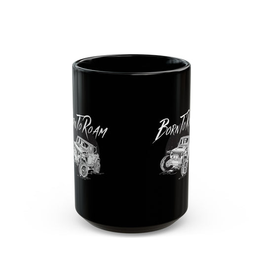 Mammoth Jeep Black Coffee Tea Mug