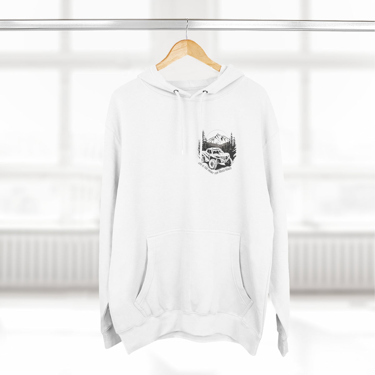 "Life Is Too Short For Paved Roads" Can Am Hoodie