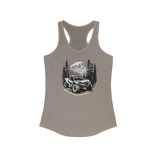 Womens "Back Road Therapy" Can Am Tank Top