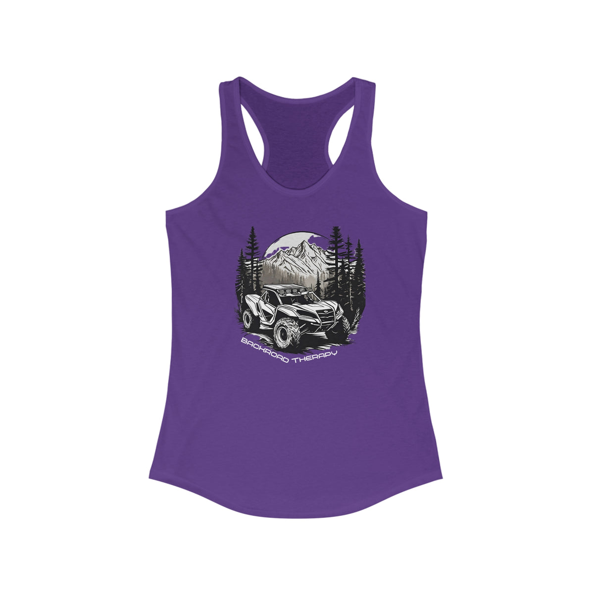 Womens "Back Road Therapy" Can Am Tank Top