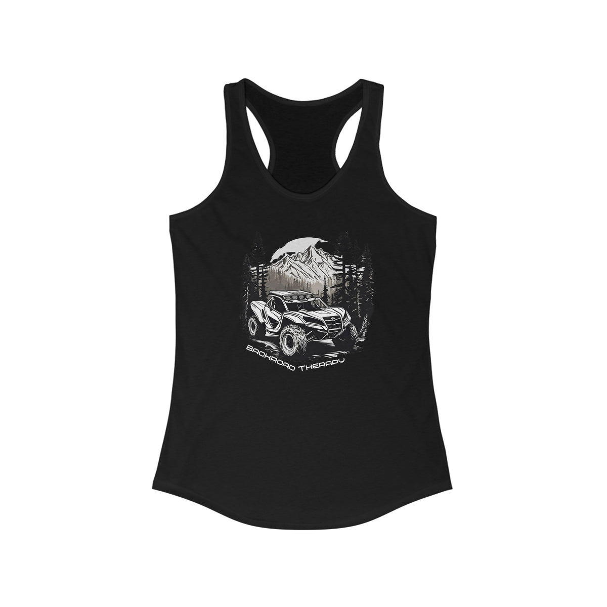 Womens "Back Road Therapy" Can Am Tank Top