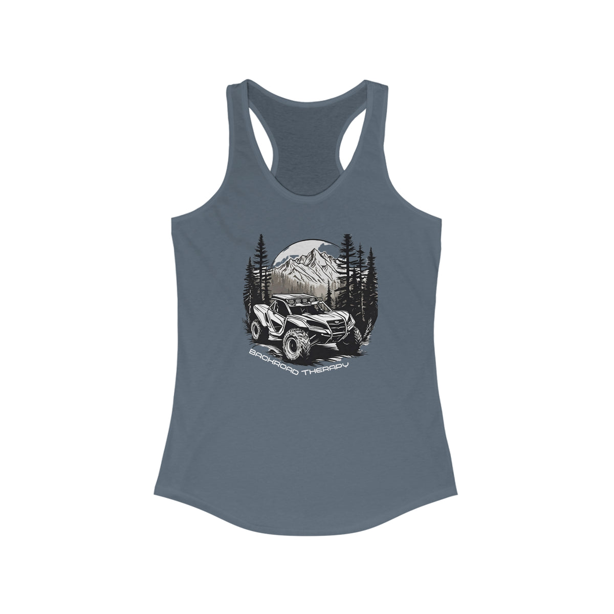 Womens "Back Road Therapy" Can Am Tank Top