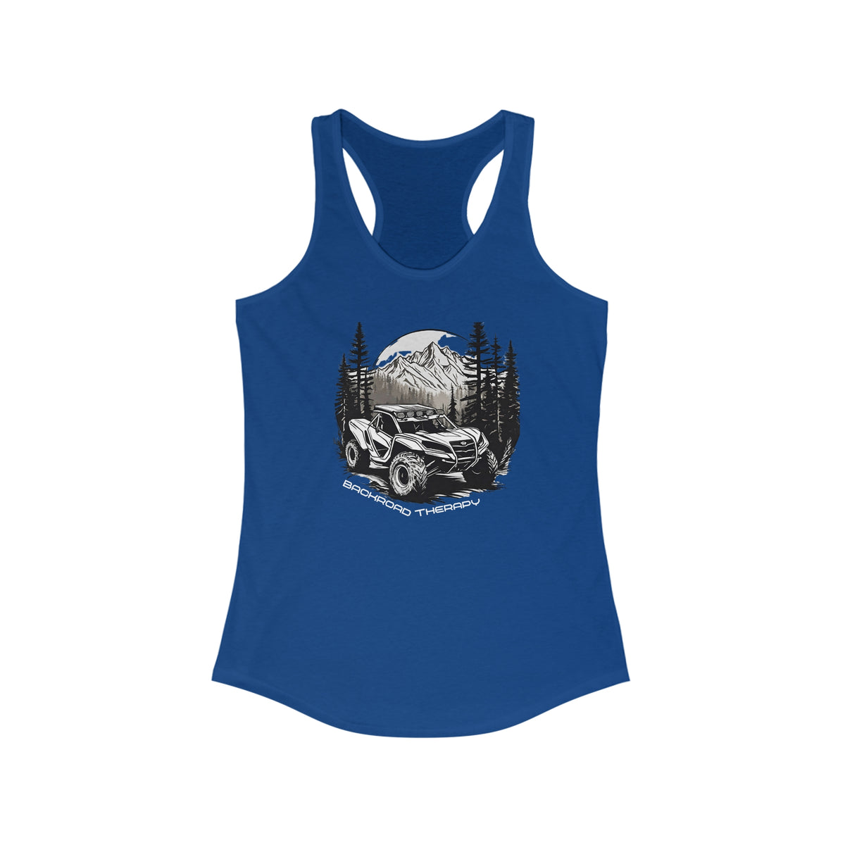 Womens "Back Road Therapy" Can Am Tank Top