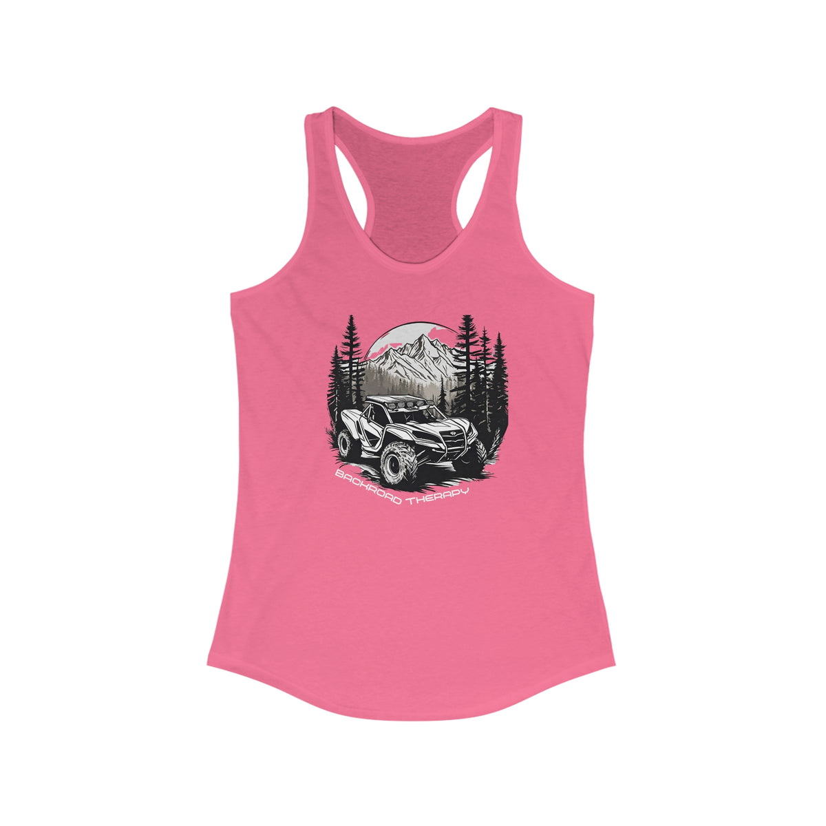 Womens "Back Road Therapy" Can Am Tank Top