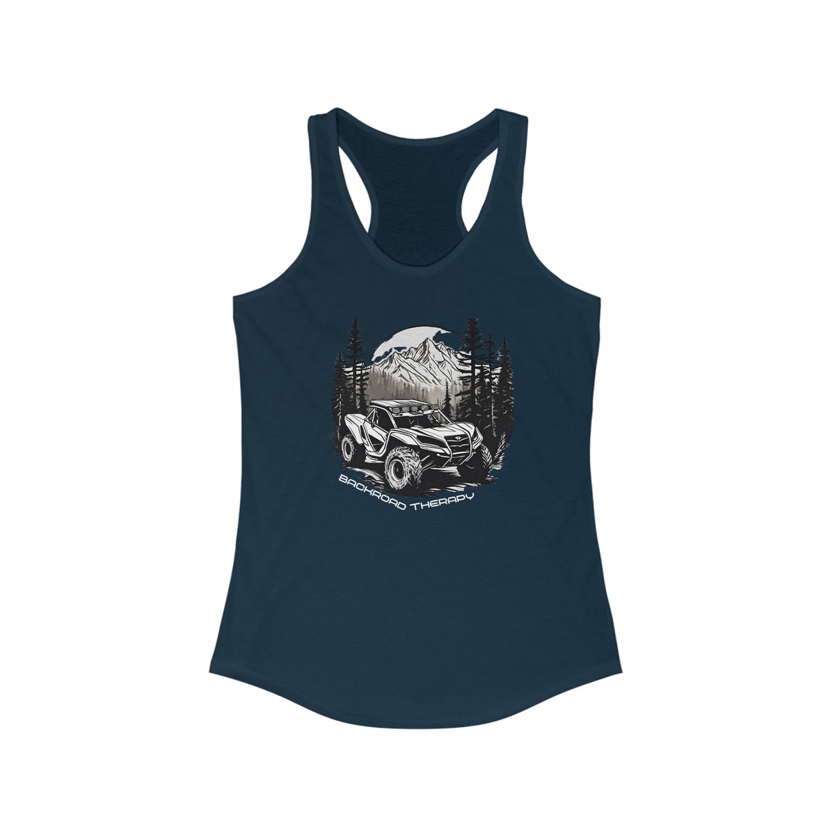 Womens "Back Road Therapy" Can Am Tank Top
