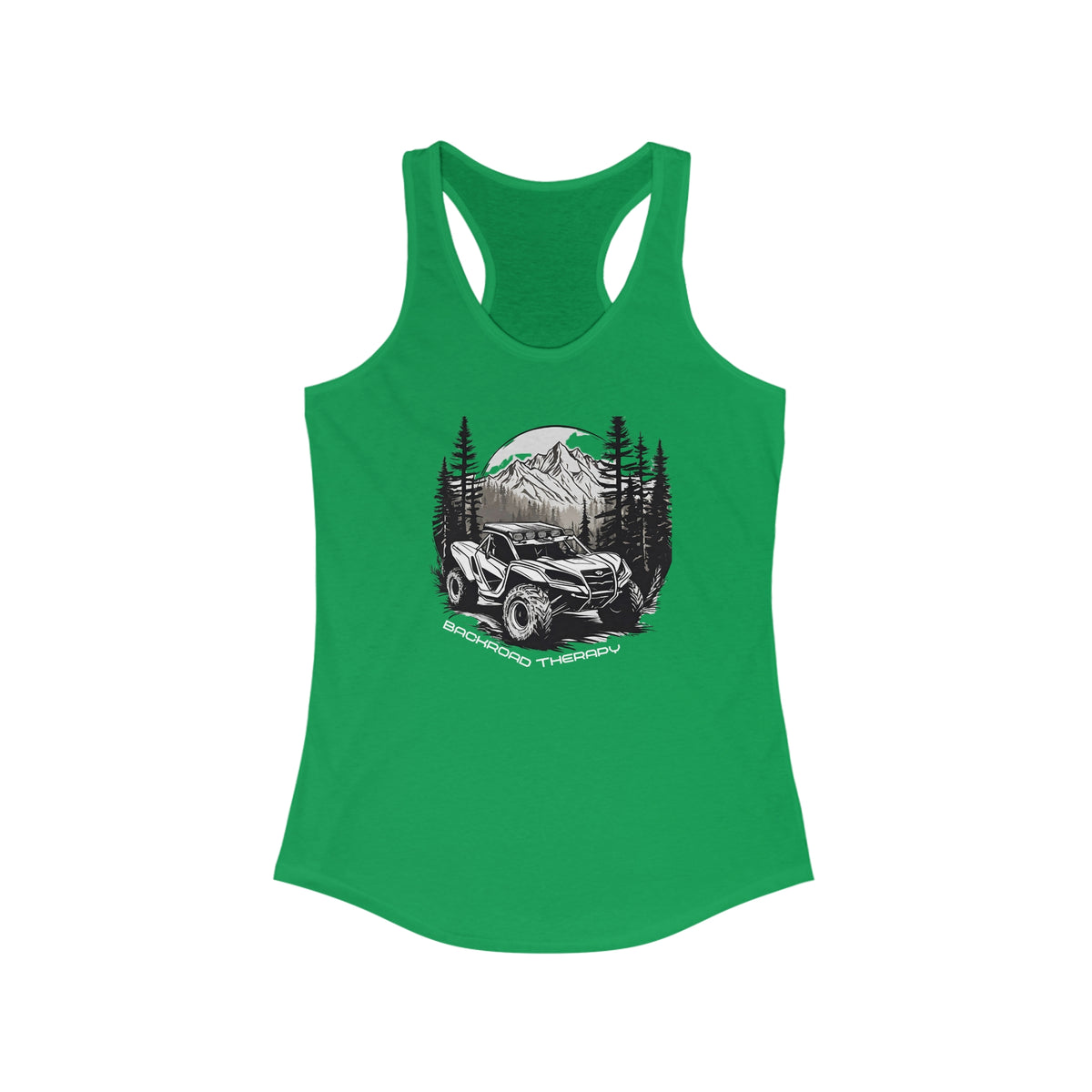 Womens "Back Road Therapy" Can Am Tank Top