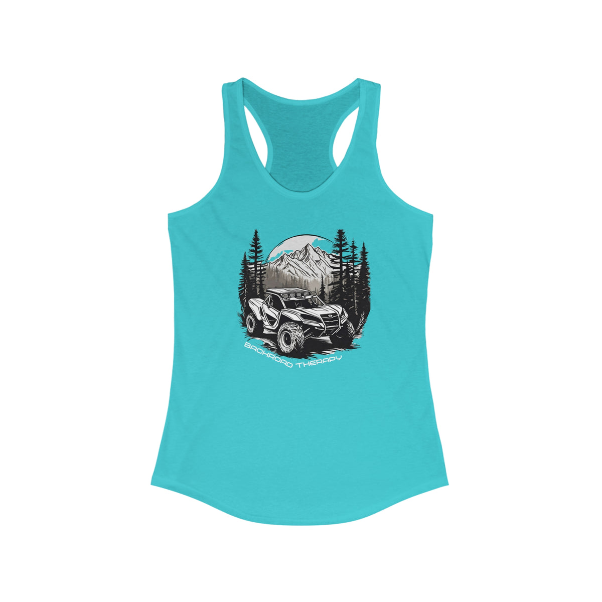 Womens "Back Road Therapy" Can Am Tank Top