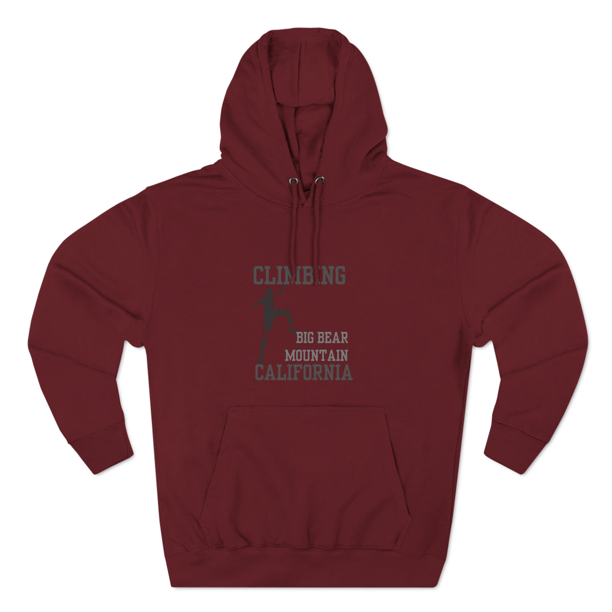 Big Bear Mountain Rock Climbing Hoodie