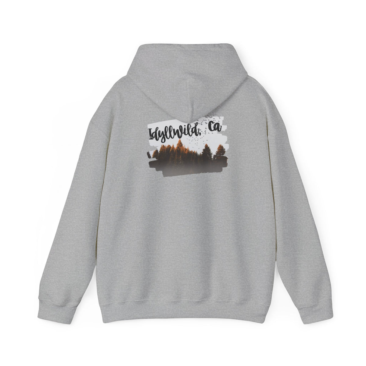 Unisex Heavy Blend™ Hooded Sweatshirt Forest PeekaBoo Scene