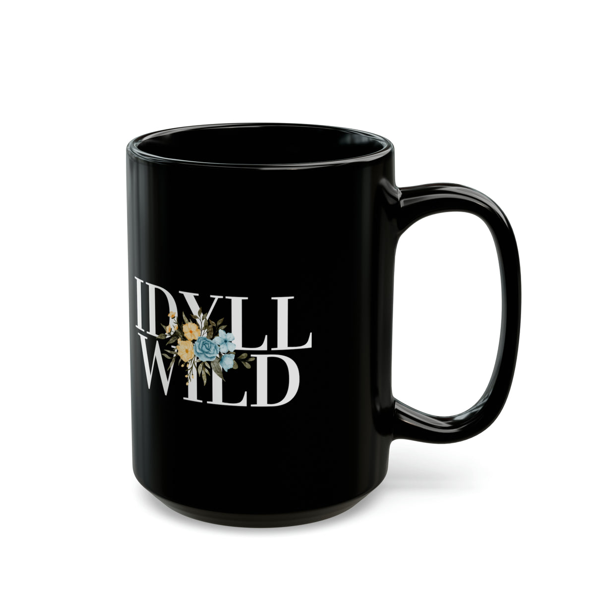 Copy of Black Mug Idyllwild Floral