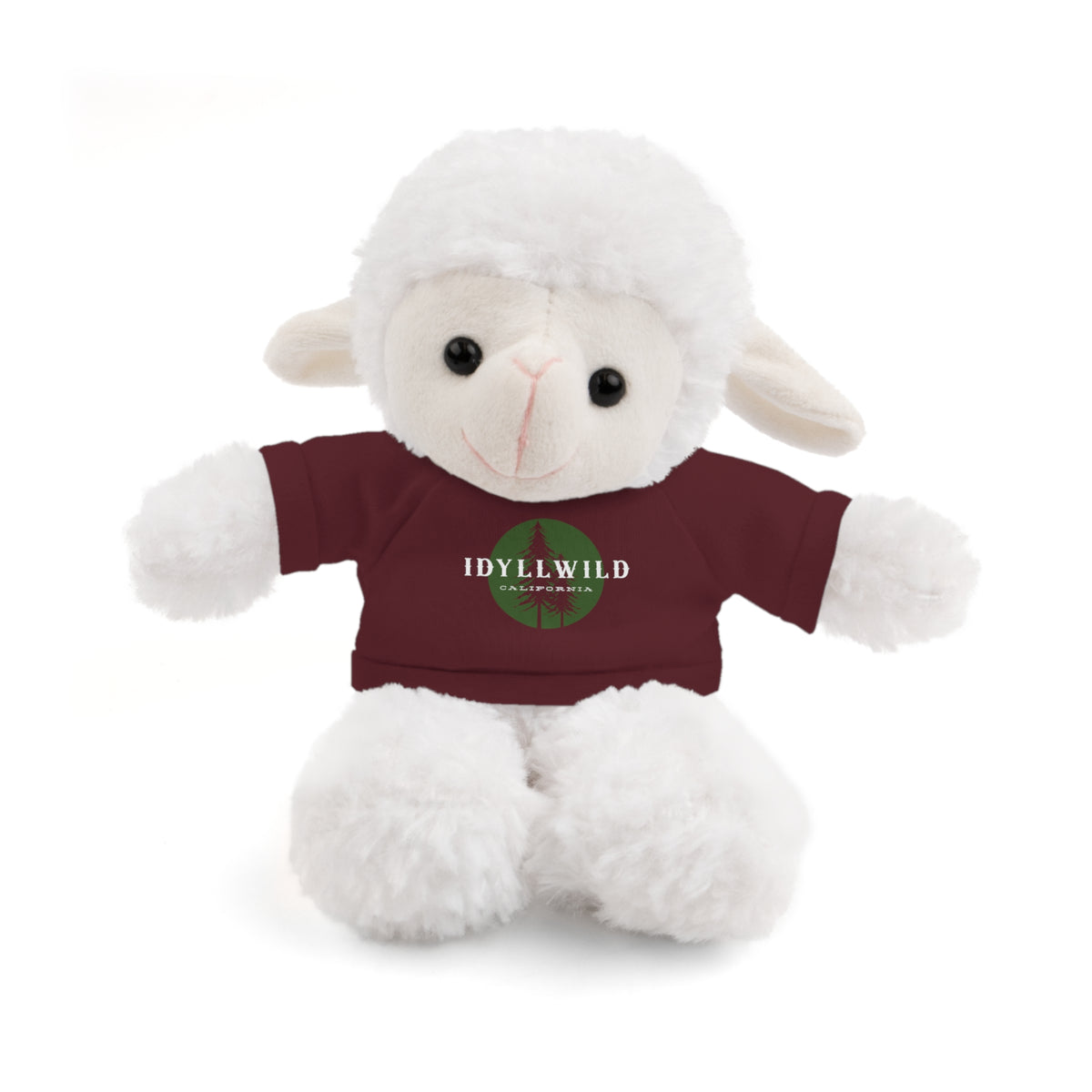 Stuffed Animals with Tee Idyllwild Pine Badge
