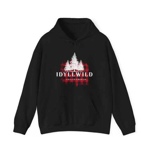 Idyllwild Red Buffalo Large Pines Dual Sided Hoodie