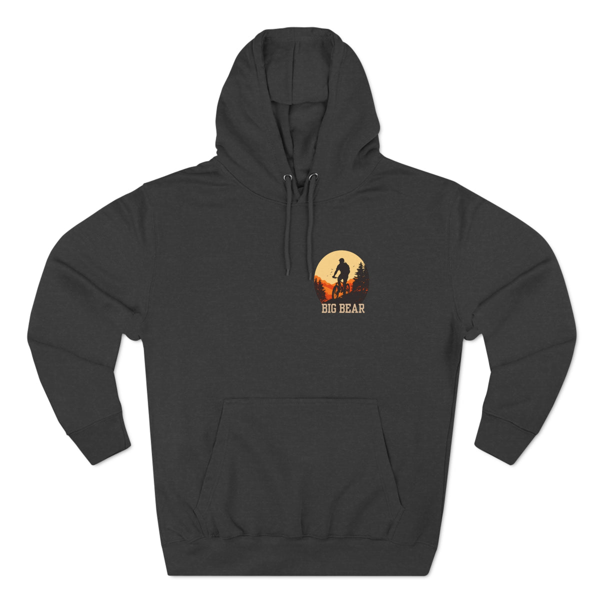 Big Bear Mountain Bike Sunset Hoodie