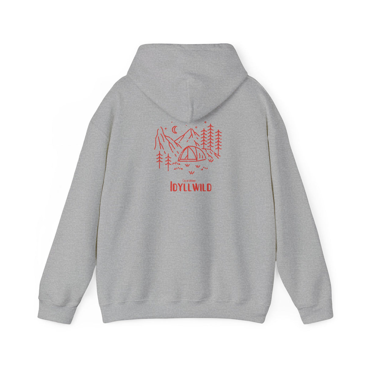 Unisex Heavy Blend™ Hooded Sweatshirt Camping RED