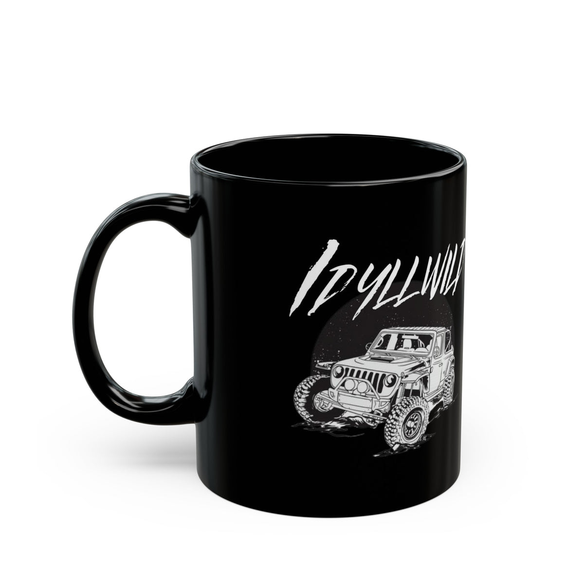 Idyllwild Jeep Black Coffee Tea Mug