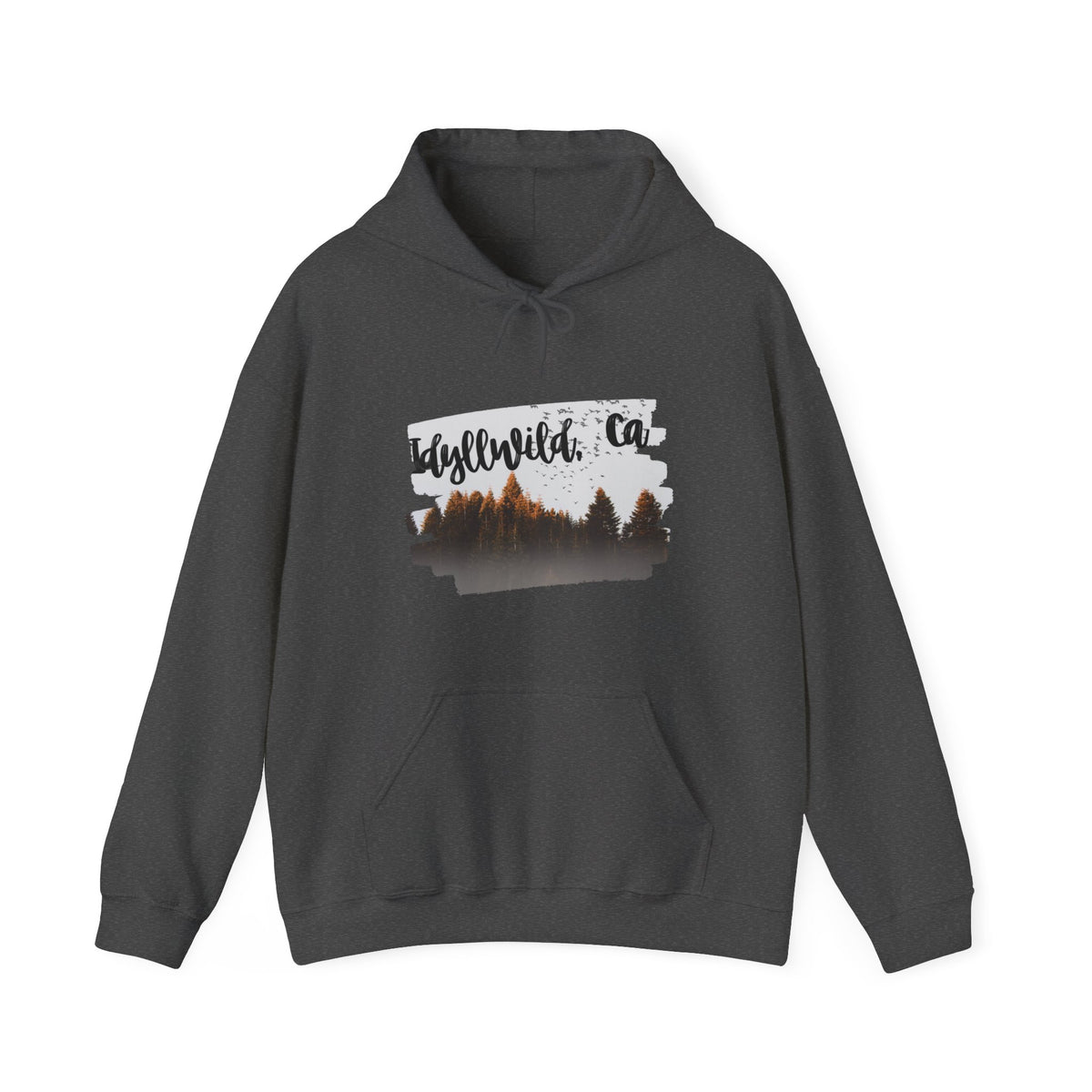 Unisex Heavy Blend™ Hooded Sweatshirt Forest PeekaBoo Scene