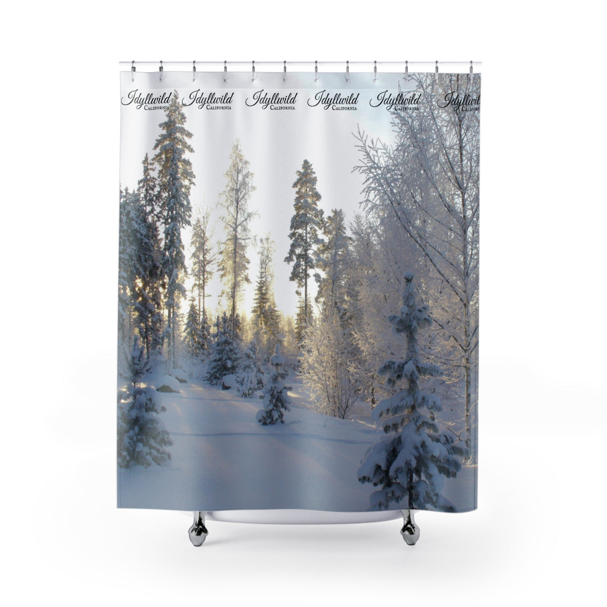 Idyllwild Snow Shower Curtains