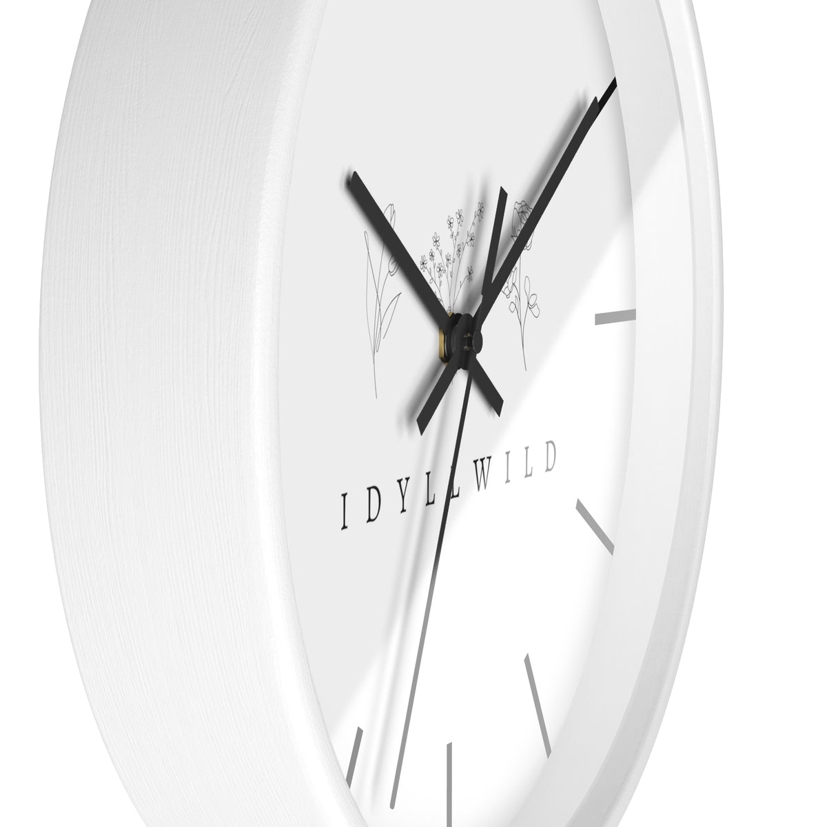 Wall Clock Idyllwild Boho Floral