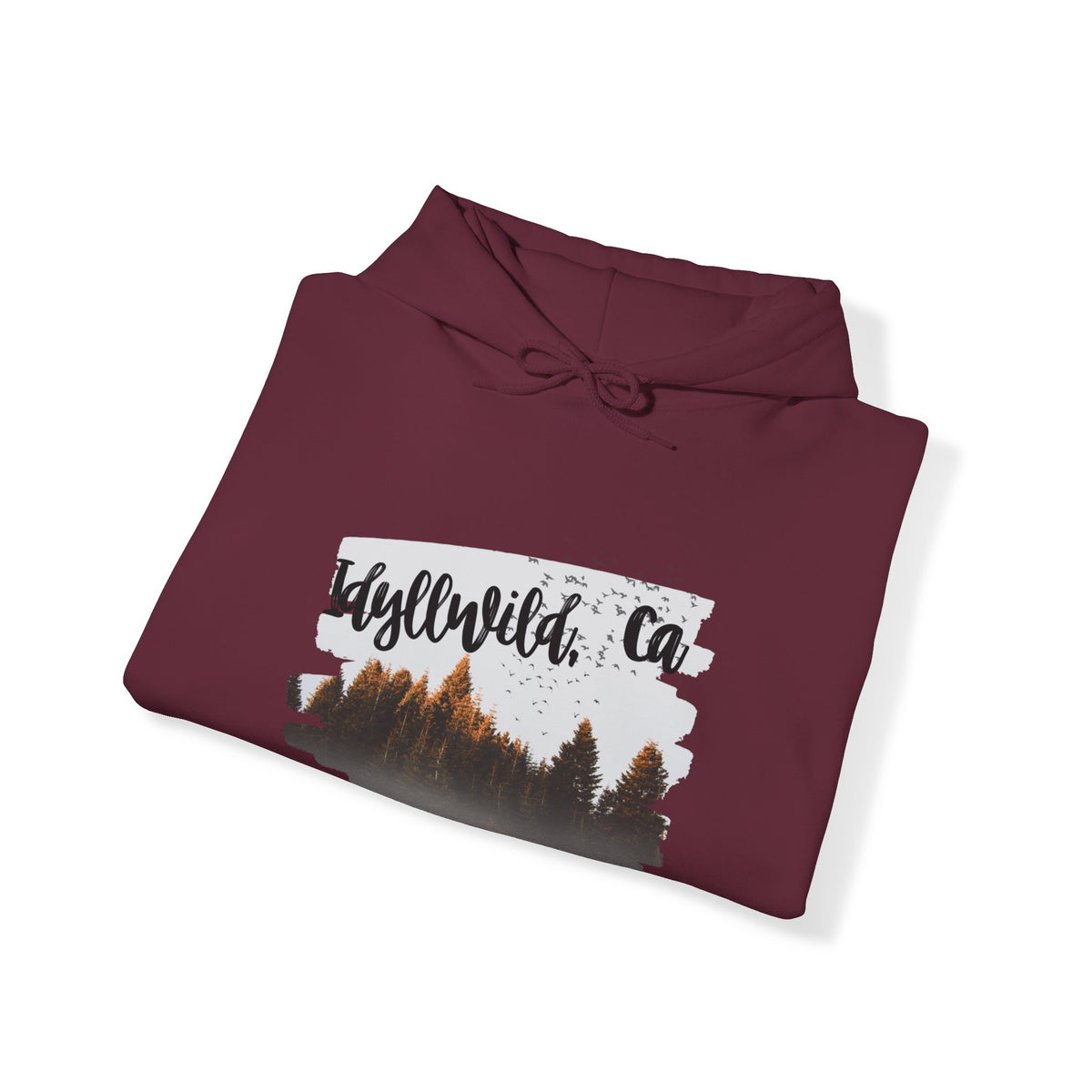 Unisex Heavy Blend™ Hooded Sweatshirt Forest PeekaBoo Scene