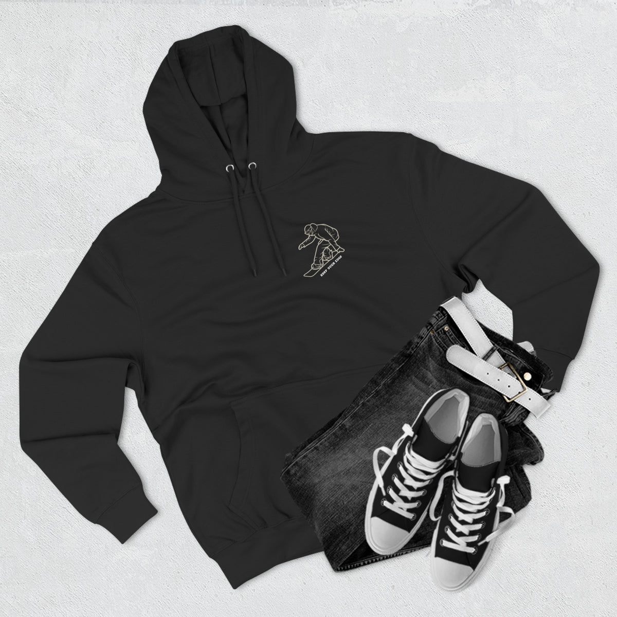 Snowboard  "Keep your edge" Hoodie